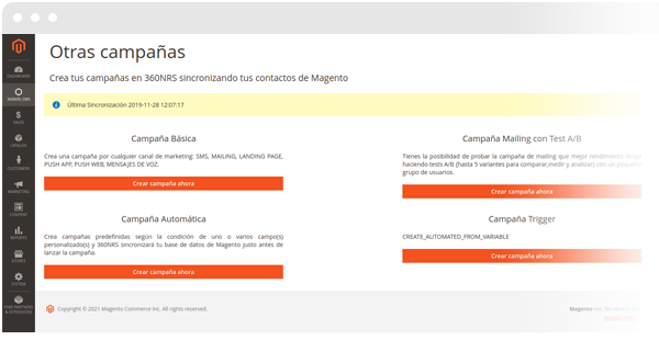 SMS desde Magento